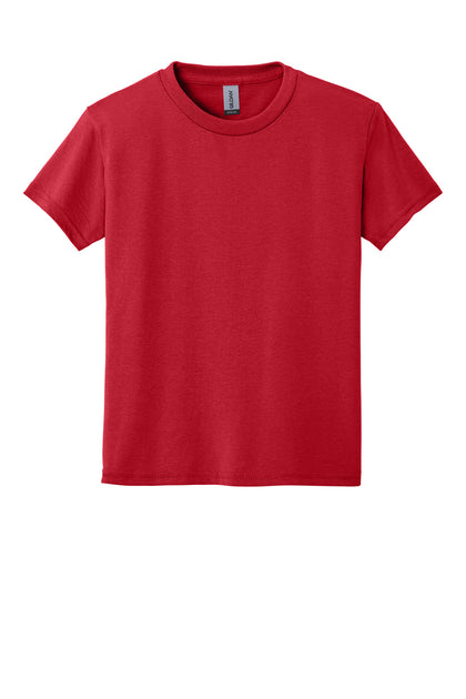 Gildan DryBlend T-Shirt - 50% Cotton, 50% Polyester, Moisture-Wicking Relaxed Fit Tee (Red, 4XL)