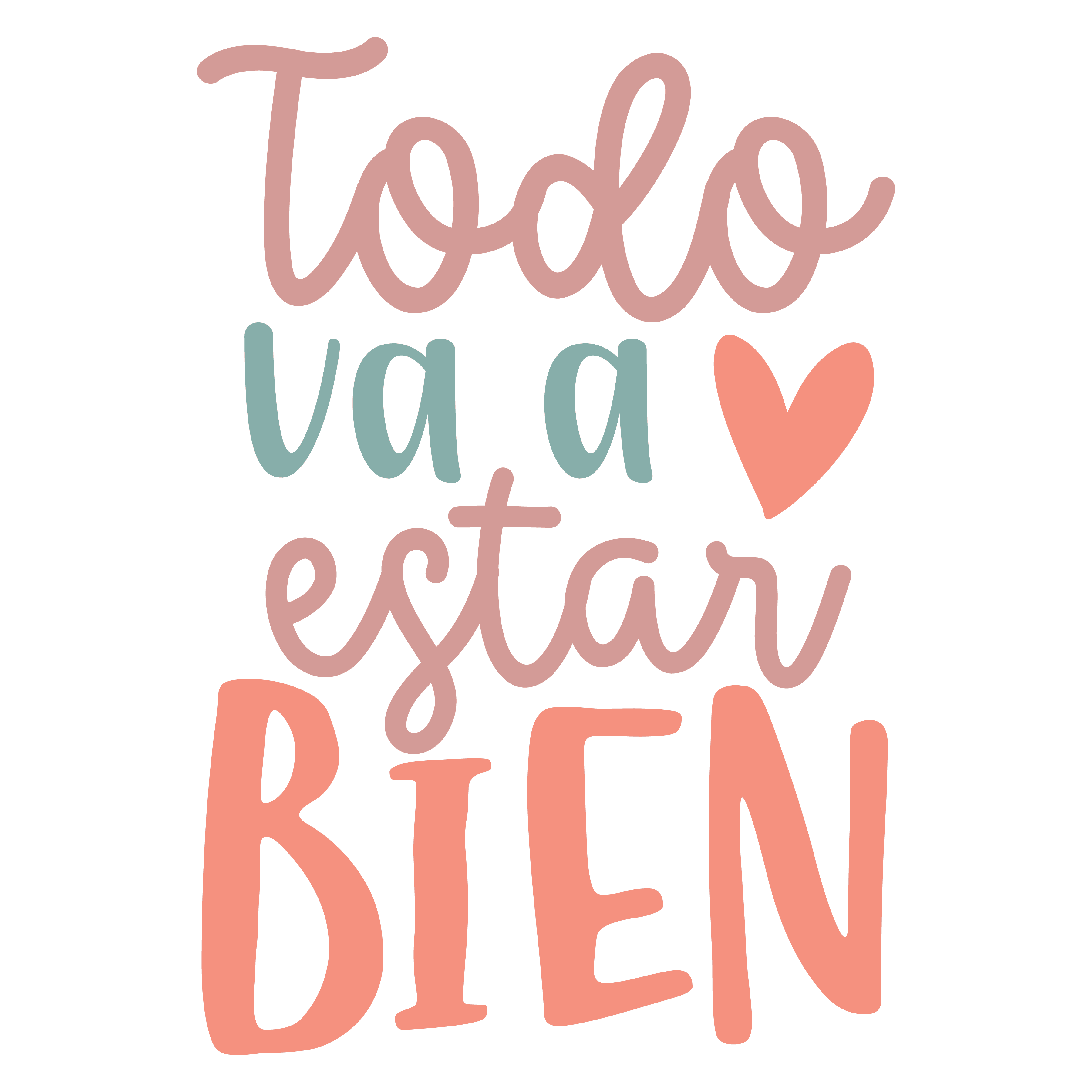 Spanish Motivational 14 DTF (directtofilm) Transfer Twisted Image