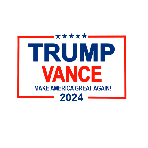 TRUMP 2024 VANCE Make America Great Again Vinyl Decal Sticker 20-Pack (9"x4")