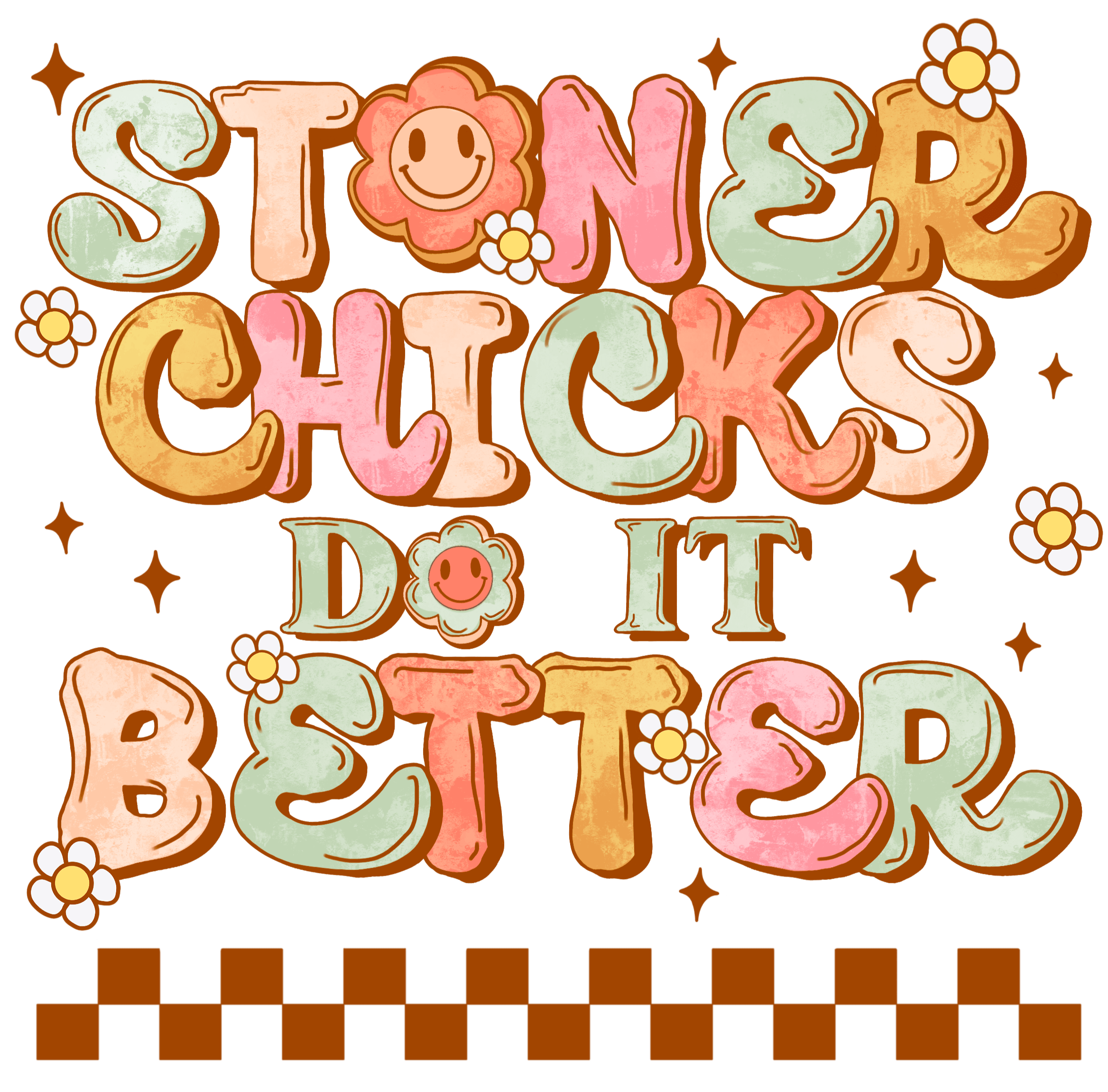 pothead chicks Stoner Chicks Do It Better DTF (direct-to-film) Transfer – Twisted Image Transfers