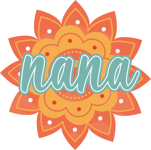 Nana Flower Twisted Image Transfers
