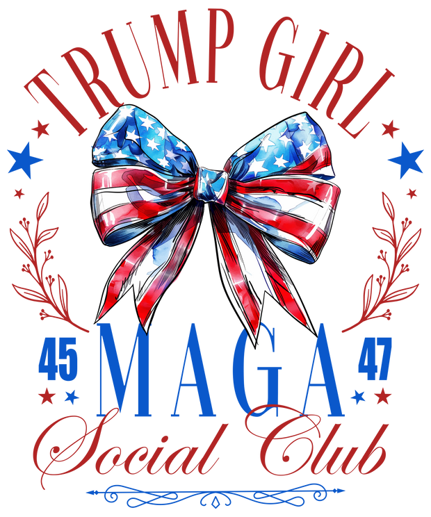 Trump Girl Social Club DTF (direct-to-film) Transfer