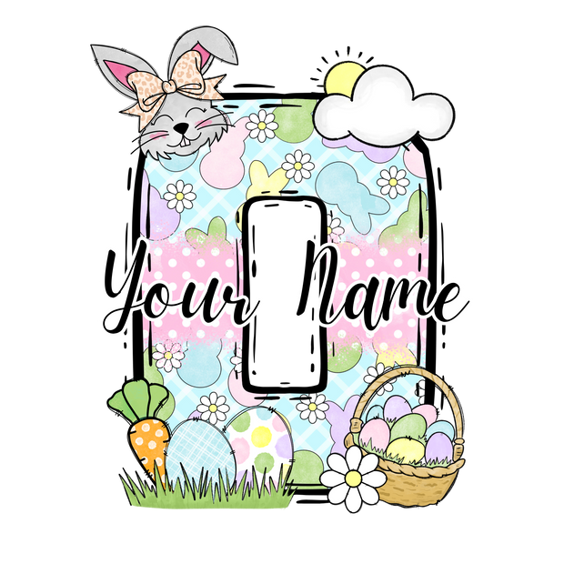 Personalized Easter Letters DTF (direct-to-film) Transfer