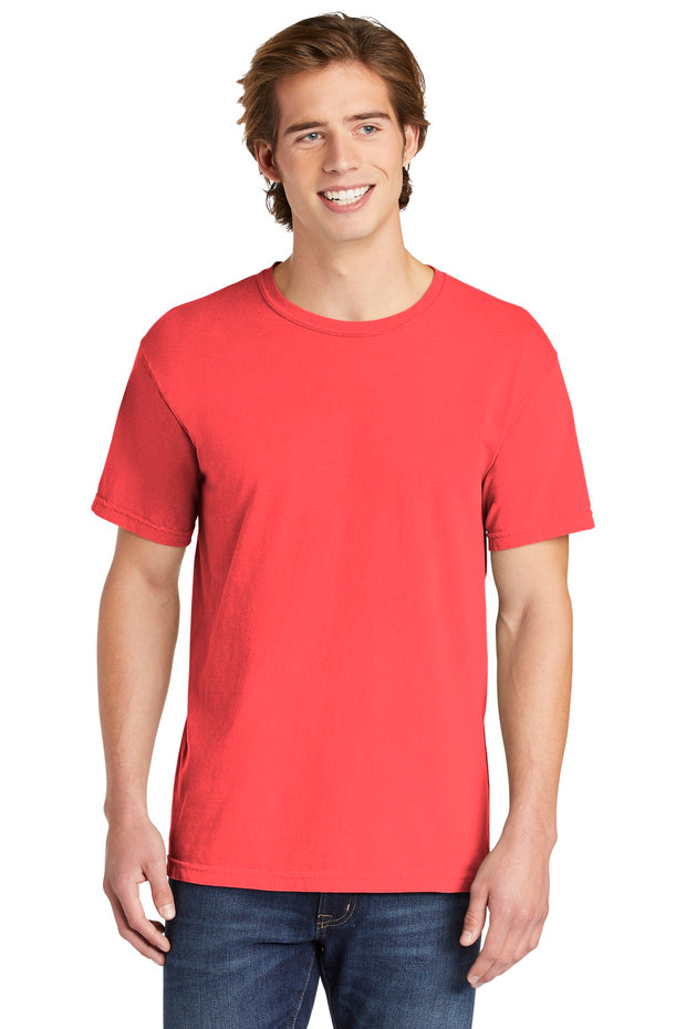COMFORT COLORS  ®  Heavyweight Ring Spun Tee. 1717 - Neon Red Orange