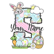 Personalized Easter Letters DTF (direct-to-film) Transfer