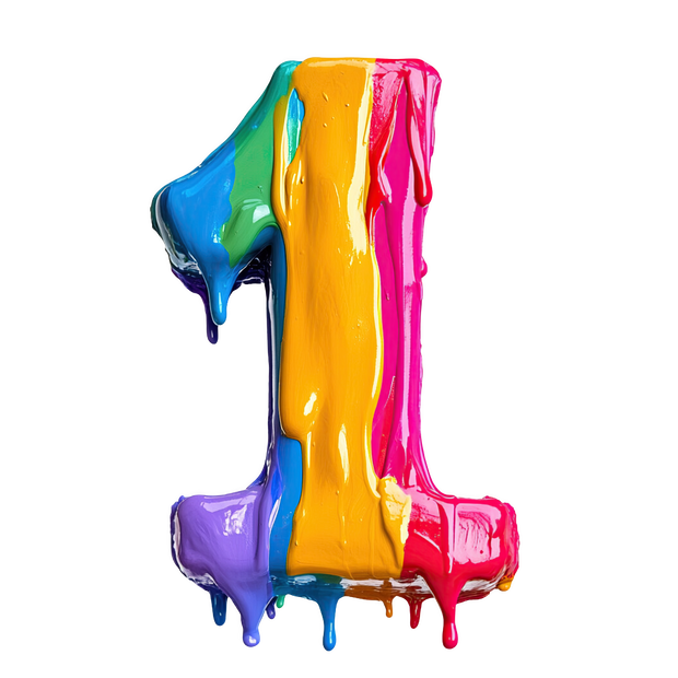 #1 Color Drip Multicolored DTF (direct-to-film) Transfer