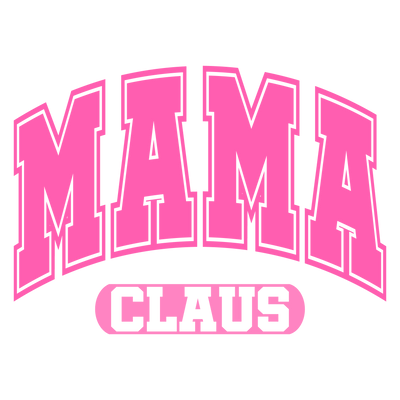 Mama Claus DTF (direct-to-film) Transfer