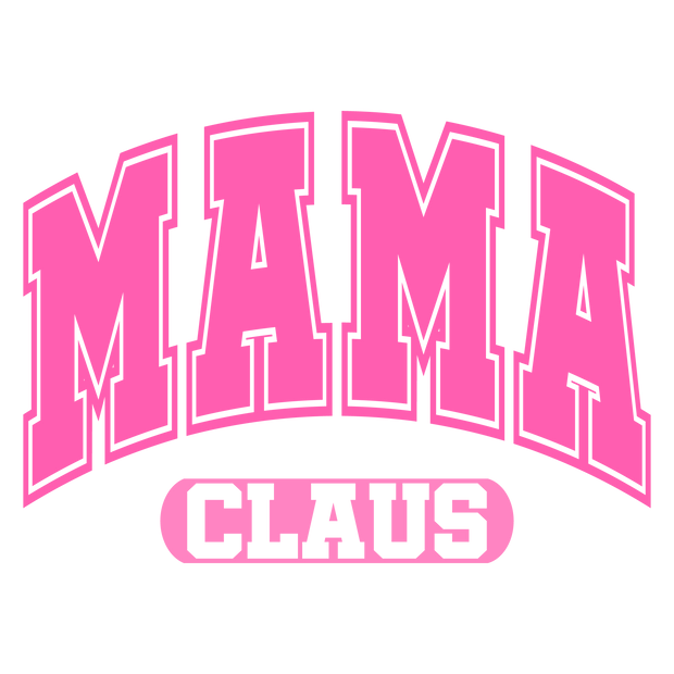 Mama Claus DTF (direct-to-film) Transfer