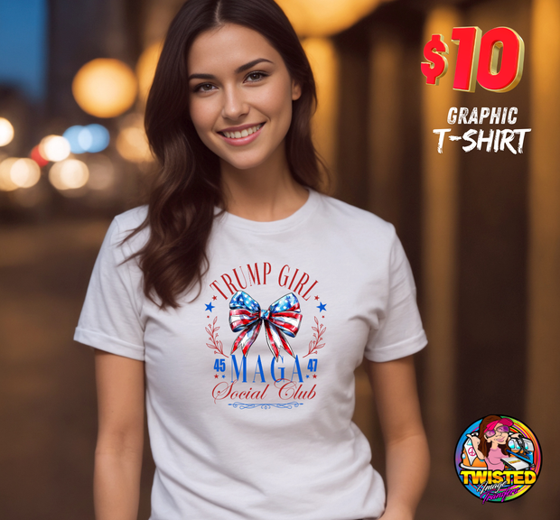 Trump Girl MAGA Social Club T-shirt