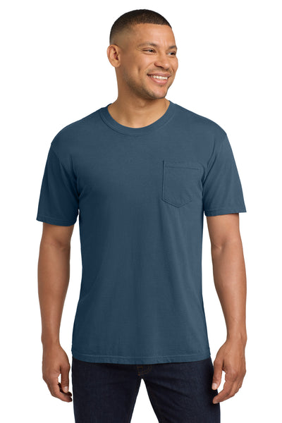 COMFORT COLORS  ®  Heavyweight Ring Spun Pocket Tee. 6030 - Midnight