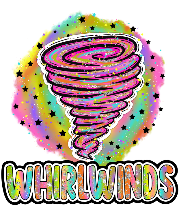 90s Girl Nostalgia Mascots Whirlwinds DTF (direct-to-film) Transfer