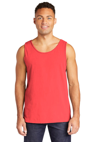 COMFORT COLORS  ®  Heavyweight Ring Spun Tank Top. 9360 - Neon Red Orange