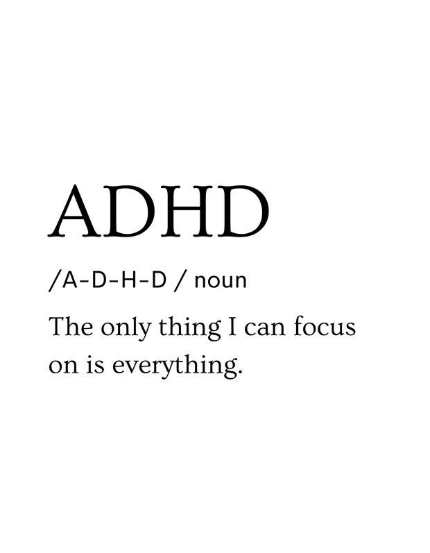 ADHD - Twisted Image Transfers