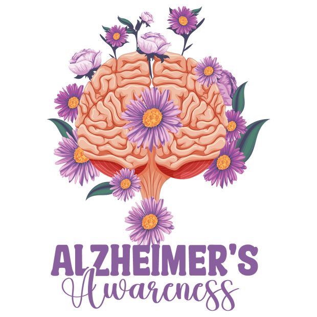 Alzheimer's Awareness Boho DTF (direct to film) Transfer