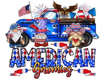 American Gnomies Truck DTF (direct to film) Transfer