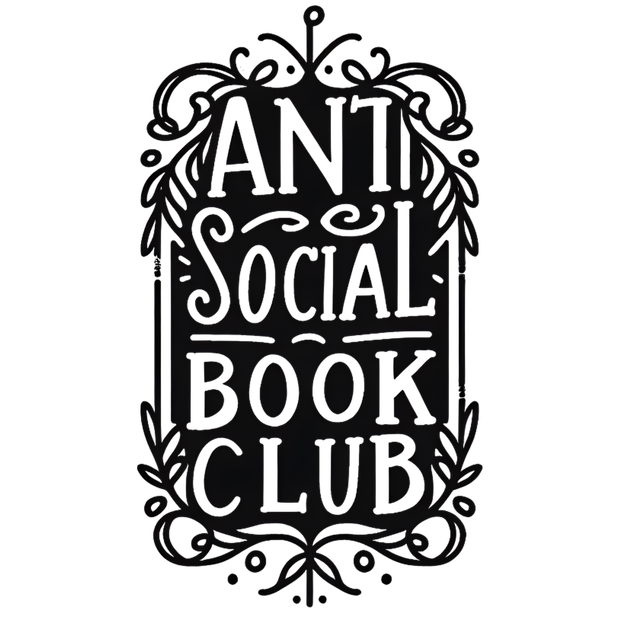 Anti Social Book Club White Font DTF (direct-to-film) Transfer
