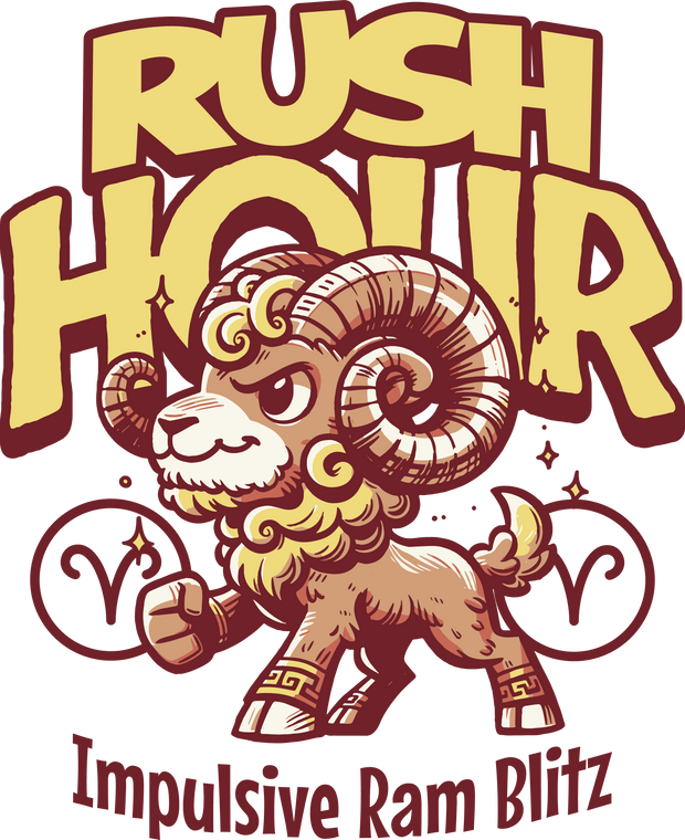 Aries Rush Hour Ram Blitz DTF (direct-to-film) Transfer