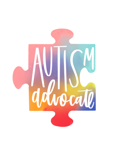 Autism Advocate Watercolor DTF (direct to film) Transfer