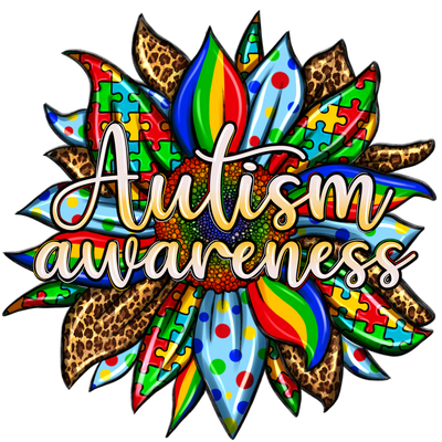 Autism Awareness DTF (direct-to-film) Transfer