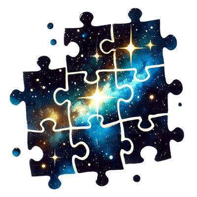 Autism Puzzle Pieces of Sky View DTF (direct to film) Transfer