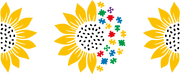 Autism Sunflower 16oz UV DTF Libby Wrap