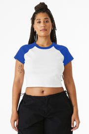 BELLA+CANVAS ®  Women's Micro Rib Raglan Baby Tee BC1201