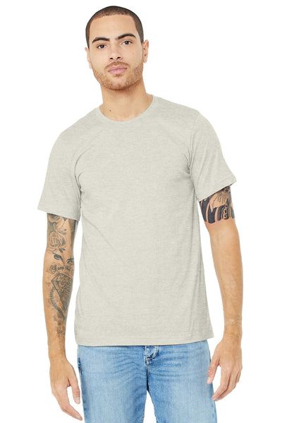 BELLA+CANVAS  ®  Unisex Heather CVC Short Sleeve Tee. BC3001CVC - Heather Oatmeal