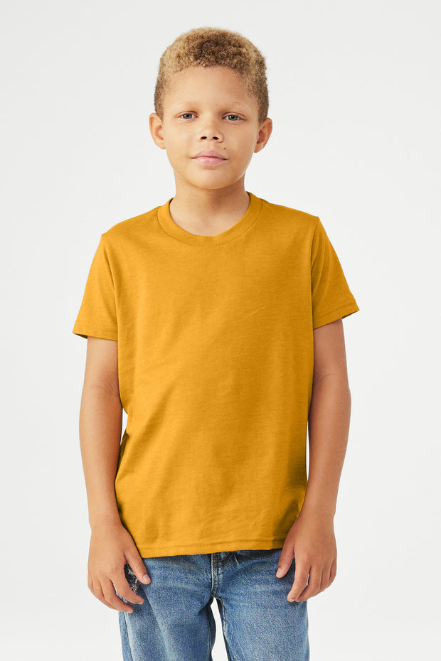 BELLA+CANVAS ®  Youth Heather CVC Tee BC3001YCVC