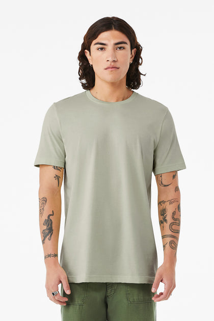 BELLA+CANVAS ® Unisex Jersey Short Sleeve Tee. BC3001 - Thyme – Twisted ...