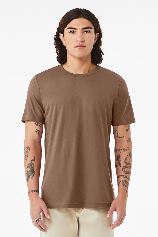BELLA+CANVAS ® Unisex Jersey Short Sleeve Tee. BC3001 - Vintage Brown ...