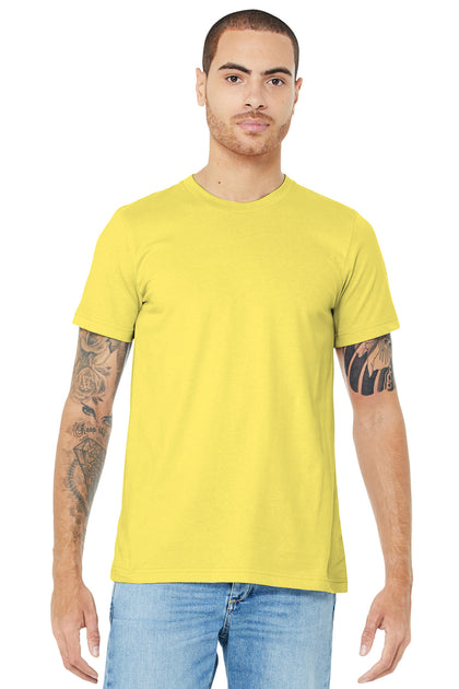 BELLA+CANVAS ® Unisex Jersey Short Sleeve Tee. BC3001 - Yellow ...