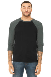 BELLA+CANVAS  ®  Unisex 3/4-Sleeve Baseball Tee. BC3200