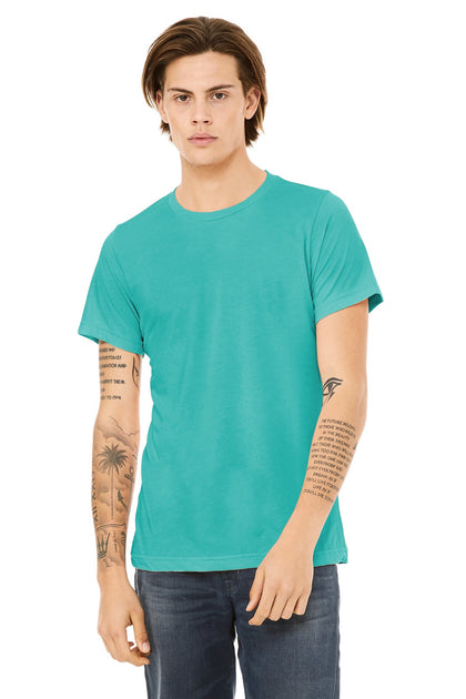 BELLA+CANVAS ® Unisex Triblend Short Sleeve Tee. BC3413 - Sea Green ...