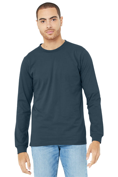 BELLA+CANVAS  ®  Unisex Jersey Long Sleeve Tee. BC3501 - Vintage Navy