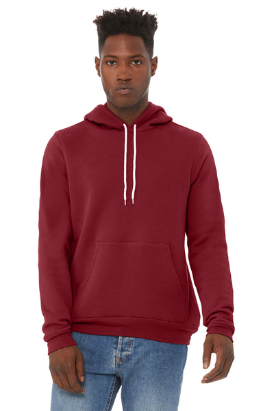 BELLA+CANVAS  ®  Unisex Sponge Fleece Pullover Hoodie. BC3719 - Cardinal