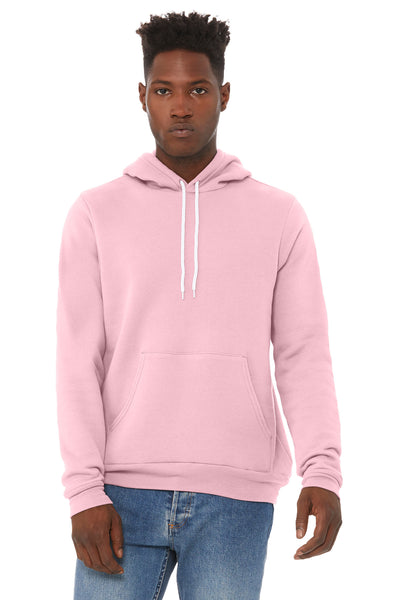 BELLA+CANVAS  ®  Unisex Sponge Fleece Pullover Hoodie. BC3719 - Pink