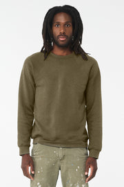 BELLA+CANVAS  ®  Unisex Sponge Fleece Raglan Sweatshirt. BC3901