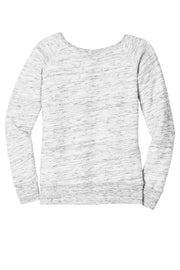 DISCONTINUED BELLA+CANVAS  Women's Sponge Fleece Wide-Neck Sweatshirt. BC7501