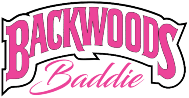 Backwoods Baddie In Pink Font 420 DTF (direct to film) Transfer