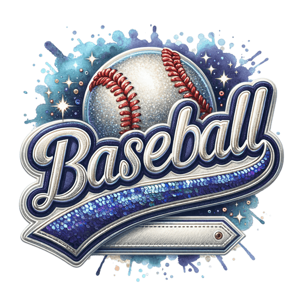 Baseball Blank Strap Colordrip Navy Blue DTF (direct-to-film) Transfer