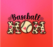 Baseball Mom UV DTF Wraps for 20 oz Skinny Tumbler