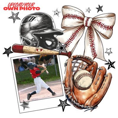 Personalized Baseball DTF (direct-to-film) Transfer (Upload Your Photo)