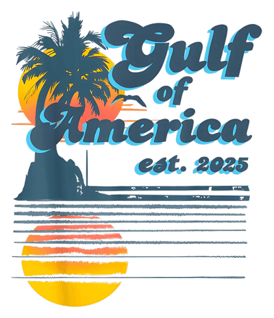 Beach & Palm Tree Gulf of America DTF (direct-to-film) Transfer