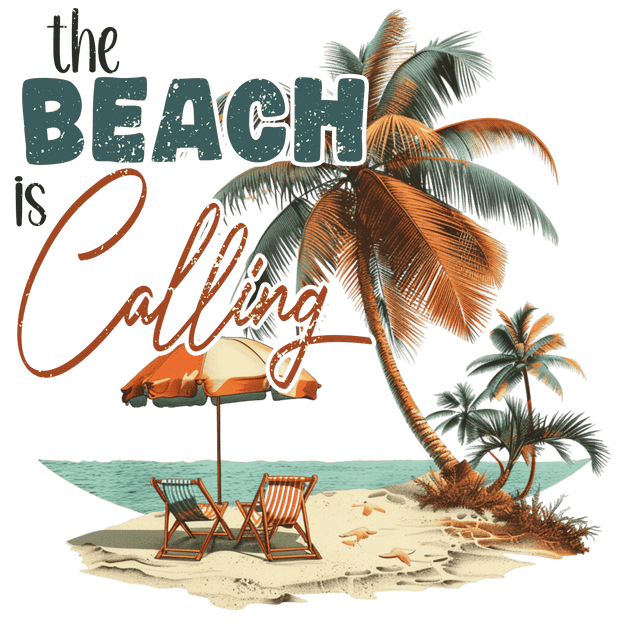 Beach is Calling DTF (direct-to-film) Transfer