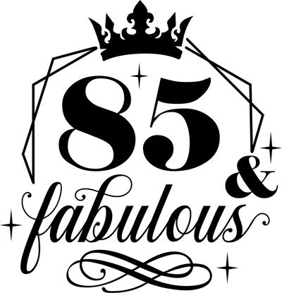 Black Font 85 & fabulous DTF (direct-to-film) Transfer
