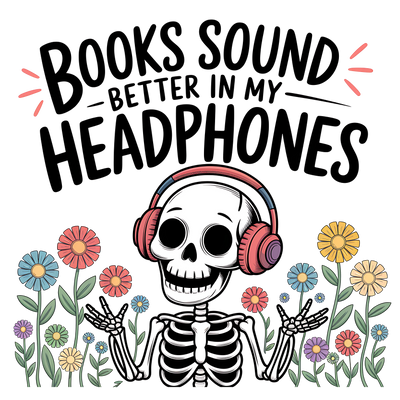 Books Sound Better Cartoon DTF (direct-to-film) Transfer