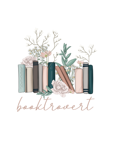 Booktrovert Flowers & Books DTF (direct-to-film) Transfer