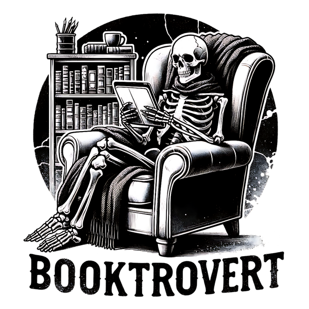 Booktrovert & Bookcase DTF (direct-to-film) Transfer