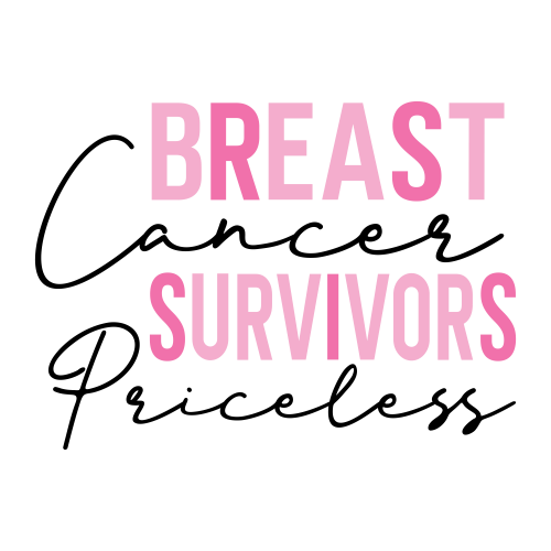 Breast Cancer Survivors Priceless-01 DTF (direct-to-film) Transfer