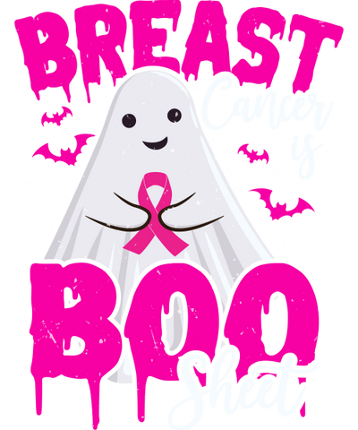 Breast Cancer is BOO Sheet DTF (direct-to-film) Transfer